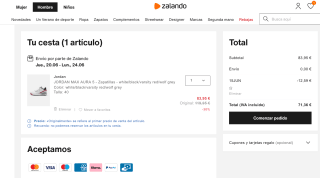 Zapatillas JORDAN MAX AURA 5 a tan solo 71,36€