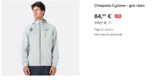 Chaqueta para Hombre Ternua Cyclone por 84.99€
