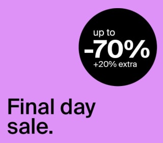 Tot 70% + 20% extra korting in de sale van Sacha