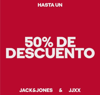 Hasta -50% de Descuento en Jack & Jones.