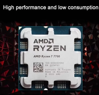 Amd Ryzen 7 7700 Processor 8 Core/16 Zen 4 40Mb L 332Mb Cache 65W voor €182,30 dmv code bij Aliexpress