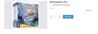 Juego de mesa Winter Kingdom por 16,50€