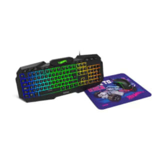 Krom KustomCombo 3 en 1 Teclado RGB Ratón 7200 DPI Alfombrilla Ed. Esp. Hot Wheels por 12,99€