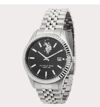 Reloj U.S. Polo Assn. de acero - plateado oscuro de 40 mm por 74.99€