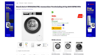 Bosch Wasmachine Serie 6 nu voor € nu voor 949 bij bol.com