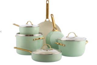 Padova Reserve Mint Green 10-delige pannenset voor €274,99 bij Coolblue
