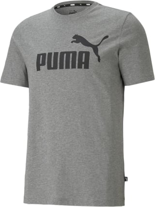 PUMA ESS Logo Tee Heren T-shirt - Grijs voor €9,95 bij Amazon
