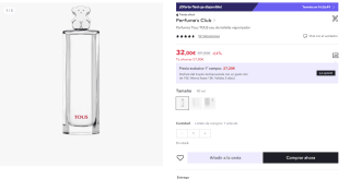 Perfumes Tous TOUS eau de toilette vaporizador 90ml por 22,40€