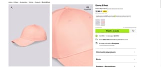 Gorra Silver por 3,99€