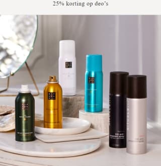 25% korting op deo’s bij Rituals