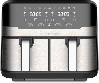 MasterPro Rocket Duo 900 Freidora Sin Aceite Doble Capacidad de 9 L y 2400 W por 59,99€