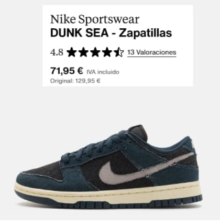 Zapatillas Nike Sportswear DUNK SEA por 61.16€