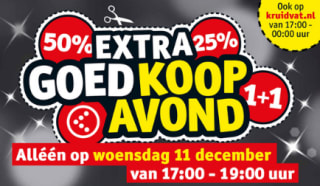 Kruidvat online koopjesavond met 20% korting