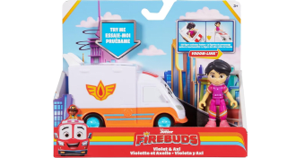 Figura Disney Junior Unidad de Rescate: Violet y AXL de Acción y Ambulancia Interactiva (3+ años) por solo 3,89€