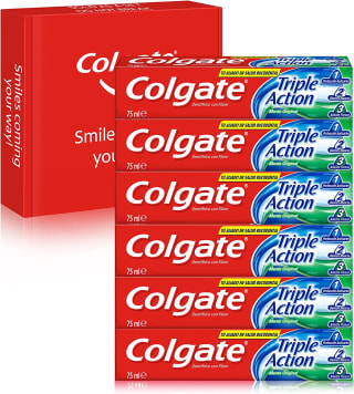 Pack 6 unidades Colgate Triple Acción por 8,82€ en Amazon