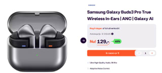 Samsung Galaxy Buds3 Pro - Grijs voor €129 bij Ibood
