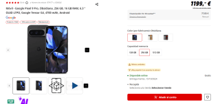 Google Pixel 9 Pro 16GB/256GB por 849,15€