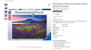 Puzle marca Ravensburger paisaje lavanda de 300 piezas por 4,35€