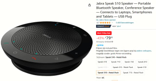Jabra Speak 510 Portable Bluetooth Speaker voor €79,99 bij Amazon