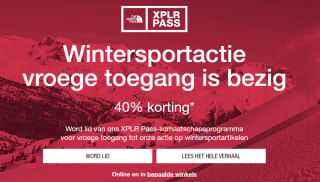 40% korting op de Wintersportactie bij aanmelden voor de XPLR Pass