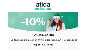 10% de descuento extra desde Atida