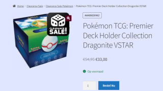 Dragonite VStar – Premier Deck Holder Collection - Pokémon kaarten voor €33 bij de Spelvogel