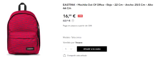 Mochila Eastpak Out Of Office por 16.99€