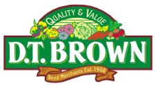 Free delivery on all orders over £50 at D.T. Brown Seeds