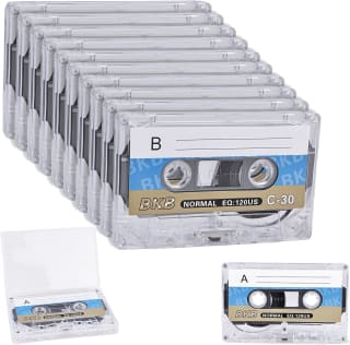 HOMURY - Casetes de audio 10 unidades por 14,99€