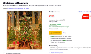 Christmas at Hogwarts Hardcover voor €17,20 bij Bol