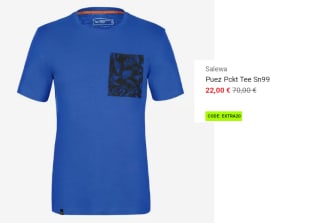 Camiseta para Hombre Salewa Puez por 17.6€