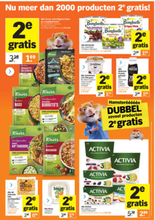 Albert Heijn Hamsterweken veel producten de 2de gratis