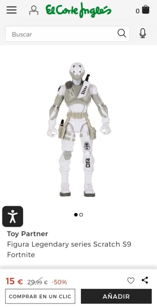 Figura Legendary series Scratch S9 Fortnite por 15€.