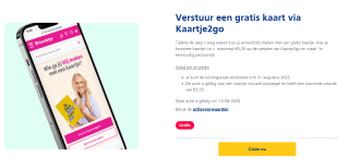 Gratis kaart via Kaartje2go tijdens de de weg=weg weken bij NS