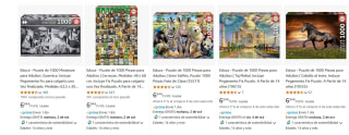 Recopilación puzzles marca Educa de 1000 piezas por tan sólo 6,94€