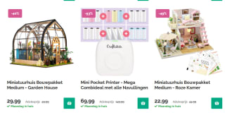 Tot 50% korting op hobby producten, speelgoed & accessoires bij Craftsandco