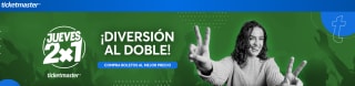 Boletos al 2x1 en distintos conciertos y artistas en Ticketmaster