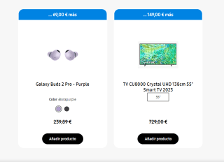 Chollazo Samsung Galaxy S23 8GB/256GB + TV SAMSUNG Crystal UHD 55CU8000 por 788€