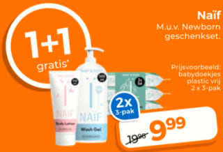 Alle Naif en Zwitsal 1+1 bij Etos