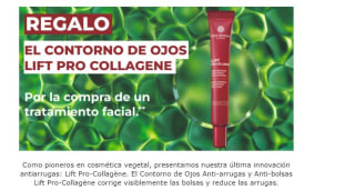 Regalo contorno de ojos lift pro collagene por la compr de tratamiento faciall
