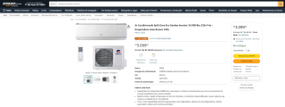 Ar Condicionado da Gree, modelo Split Eco Garden - R$ 3.099,90