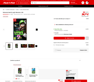 Luigi's Mansion 2 HD Nintendo por solo 34,99€