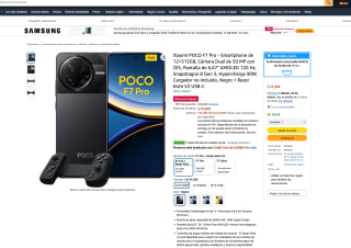 POCO F7 Pro 12+512GB + Razer Kishi V2 por solo 574,90€