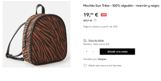 Mochila Rip Curl Sun Tribe por 19.99€