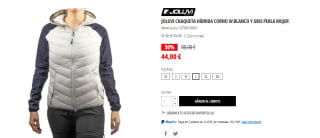 Chaqueta híbrida Joluvi Corno para mujer por 44€