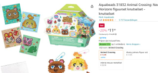 Aquabeads Animal Crossing New Horizons Figurenset voor €11,99 bij Amazon