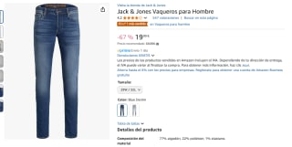 Pantalones Jack & Jones Vaqueros para Hombre por 19,99€