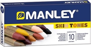 Manley Estuche 10 Unidades Ceras Diversidad de Colores por 2,25€