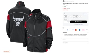 Chaqueta para Mujer de los Chicago Bulls Nike City Edition Swoosh Fly por 32€