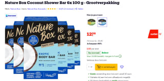 6 stuks Nature Box Coconut Exotic Body Bar 100 GR voor €12,09 bij Bol.com
